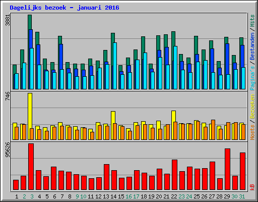 Dagelijks bezoek - januari 2016