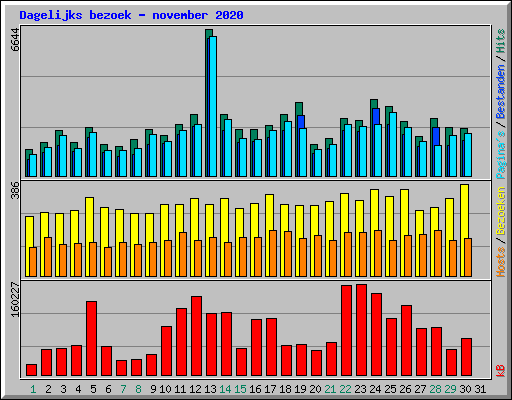Dagelijks bezoek - november 2020